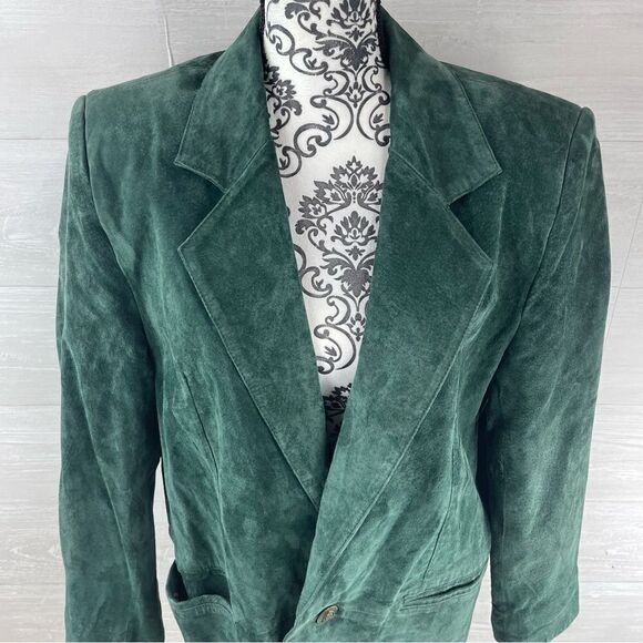 Vintage Paris Sports Club Suede Leather Jacket - Picture 2 of 8